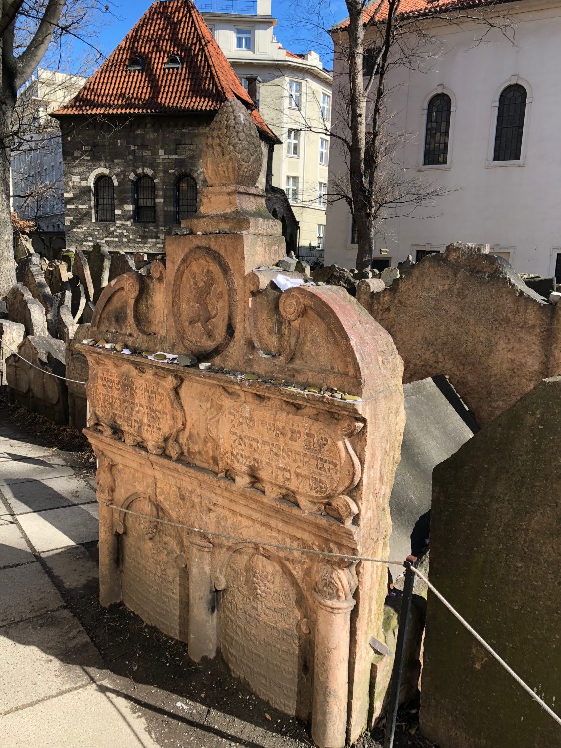 Old Jewish Cemetery and the grave of Rabbi Loew