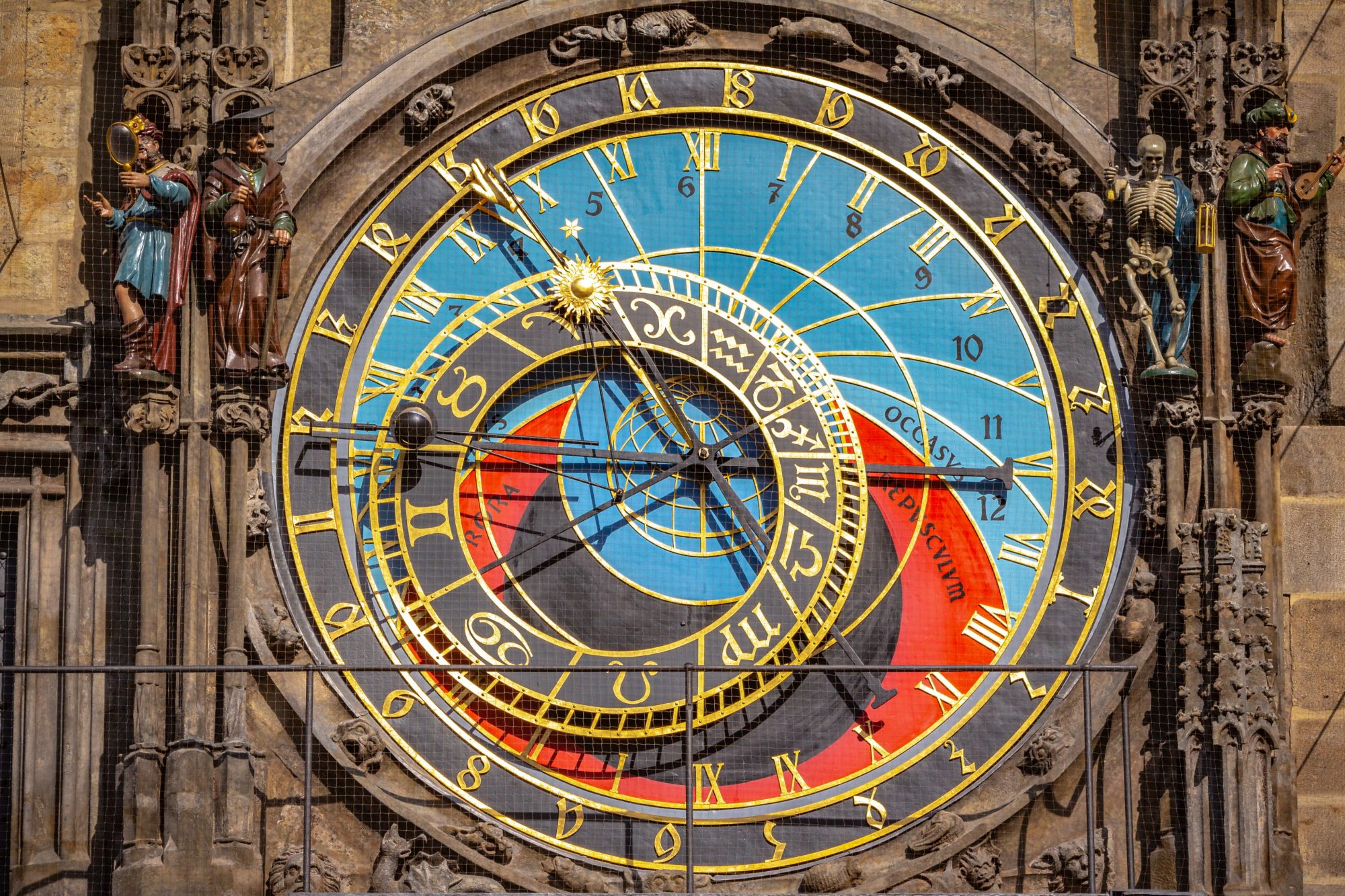 Astronomical dial of Astronomical Clock in Prague