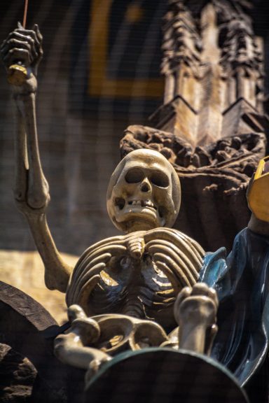 Statue of Death on Astronomical Clock