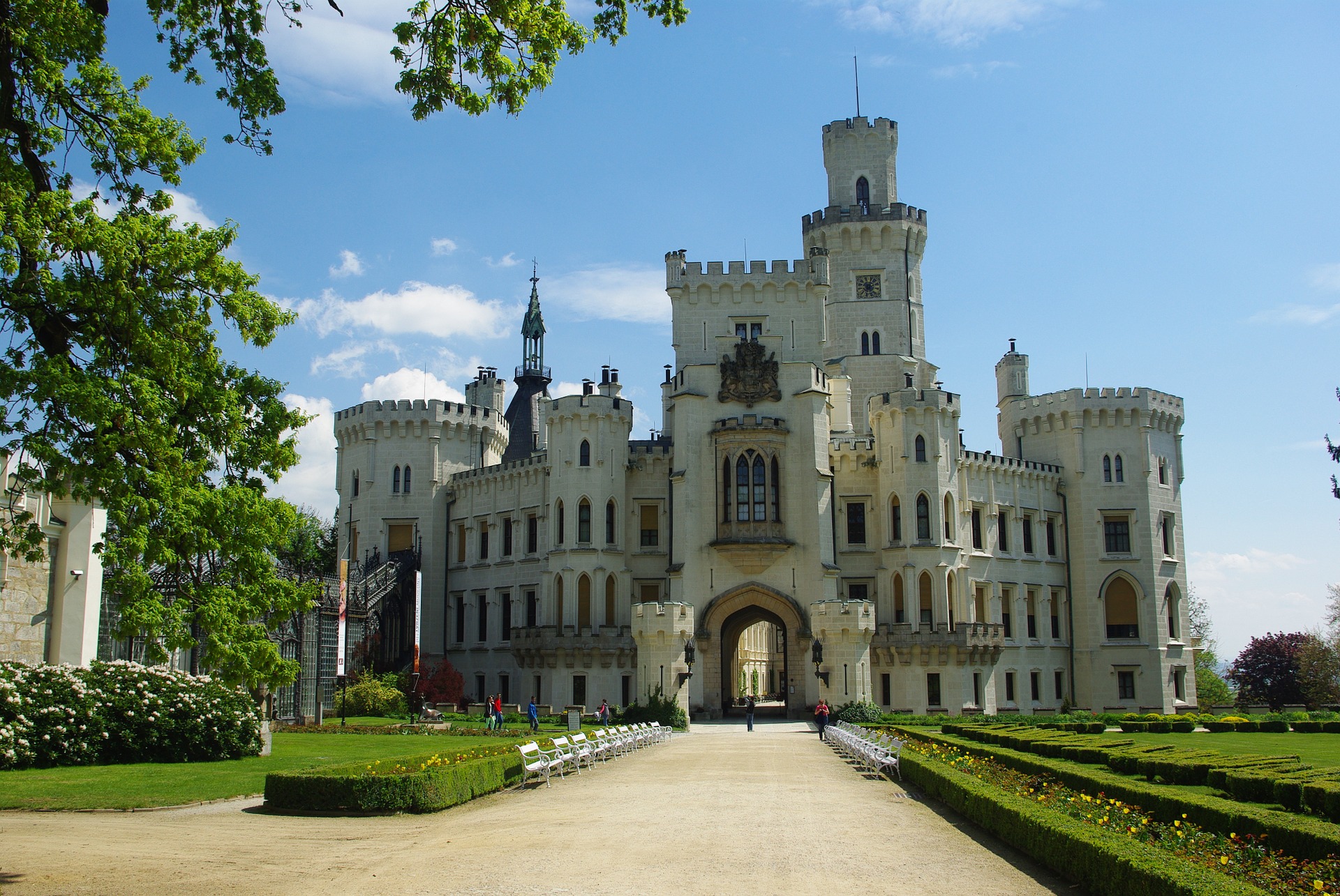 Hluboka nad Vltavou Castle near Cesky Krumlov